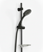 Load image into Gallery viewer, Aquatica Goccia Black Single Spray Handshower Set
