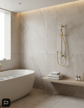Load image into Gallery viewer, METHVEN TUROA SLIDE SHOWER - GOLD COLOUR
