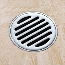 Load image into Gallery viewer, Round Brass Tile Floor Grates 100mm
