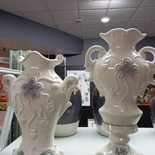 Load image into Gallery viewer, Stylish ceramic home white decorative bowl and vase
