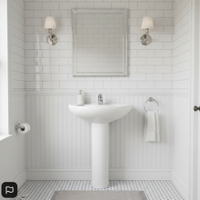 Load image into Gallery viewer, Pedestal Basin with Standard Drainage Hole
