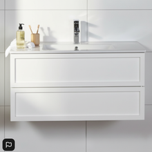 Load image into Gallery viewer, Vanity - Jess Series H1200 Wall Hung White - 100% Water Proof
