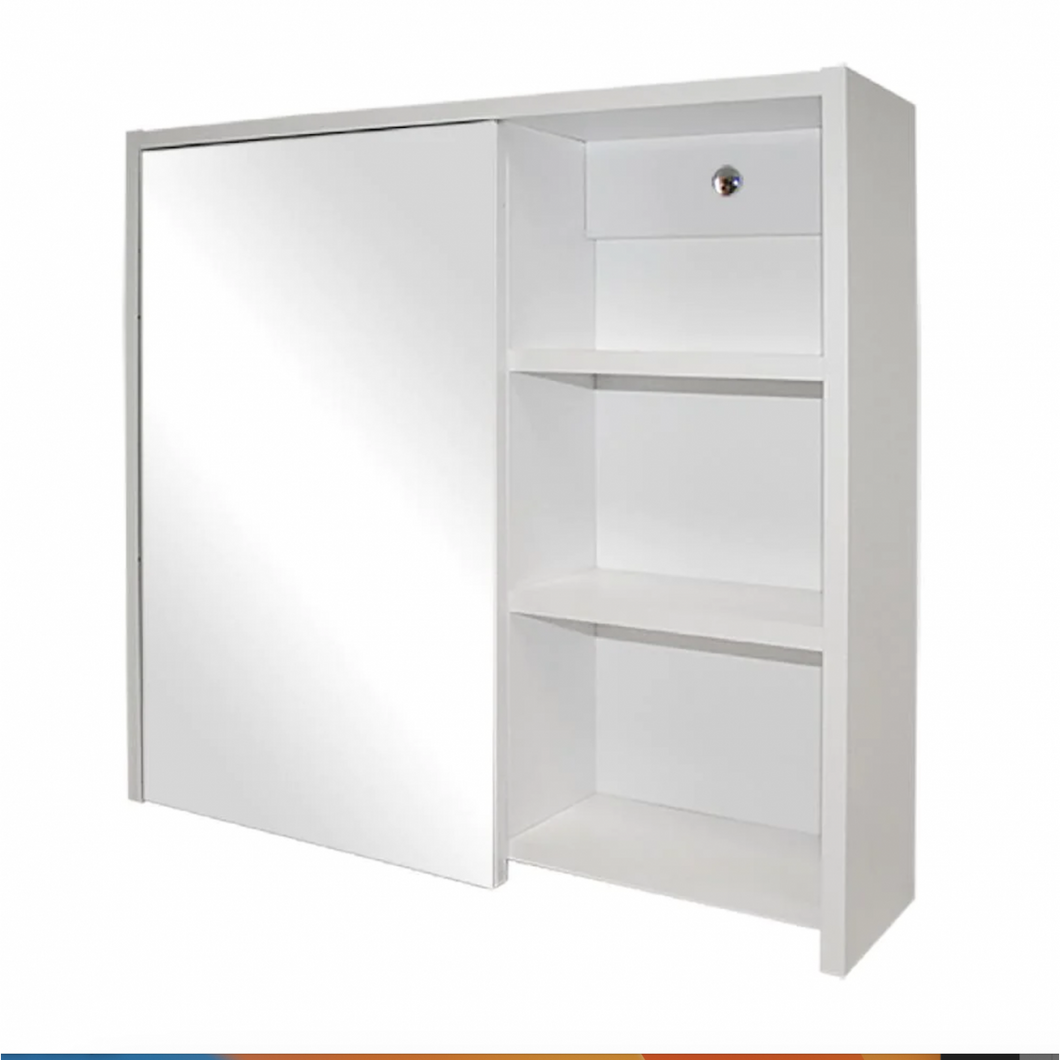 The European Bathroom Mirror Cabinet 700mm 100% WaterProof