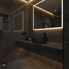Load image into Gallery viewer, Modern Crystal Basin Wash Glass Sink - Black Glass
