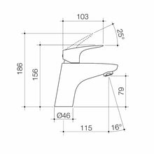 Load image into Gallery viewer, CAROMA CARE PLUS BASIN MIXER STANDARD HANDLE
