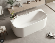 Load image into Gallery viewer, Freestanding Bath Tub Acrylic Straight Single Curved
