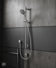 Load image into Gallery viewer, Methven Tūroa RAIL SHOWER - STAINLESS STEEL &amp; GRAPHITE

