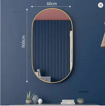 Load image into Gallery viewer, SALE! Bathroom Mirror for Wall With Golden Frame 900X600mm
