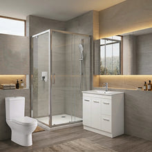 Load image into Gallery viewer, Bathroom Combo With 900x900 Shower and Misty 900mm Free Standing Vanity
