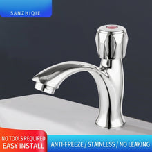 Load image into Gallery viewer, Single cold water wash hand basin tap faucet
