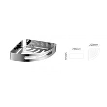 Load image into Gallery viewer, Bathroom Corner Shelf Basket - 304 Stainless Steel
