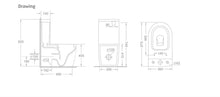 Load image into Gallery viewer, Toilet Suite - BTW Lydon Rimless Flushing - A3970
