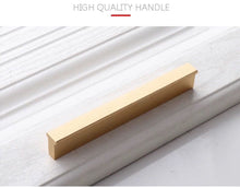 Load image into Gallery viewer, Handles Gold Luxury Metal - Cupboard Wardrobe Pull Window Drawer Kitchen Cabinet Door Knobs Furniture Handles
