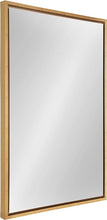 Load image into Gallery viewer, Bathroom Mirror for Wall with Golden Metal Frame 600x800mm
