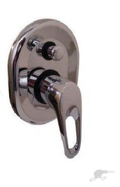 Bath Mixer With Diverter Round L005E