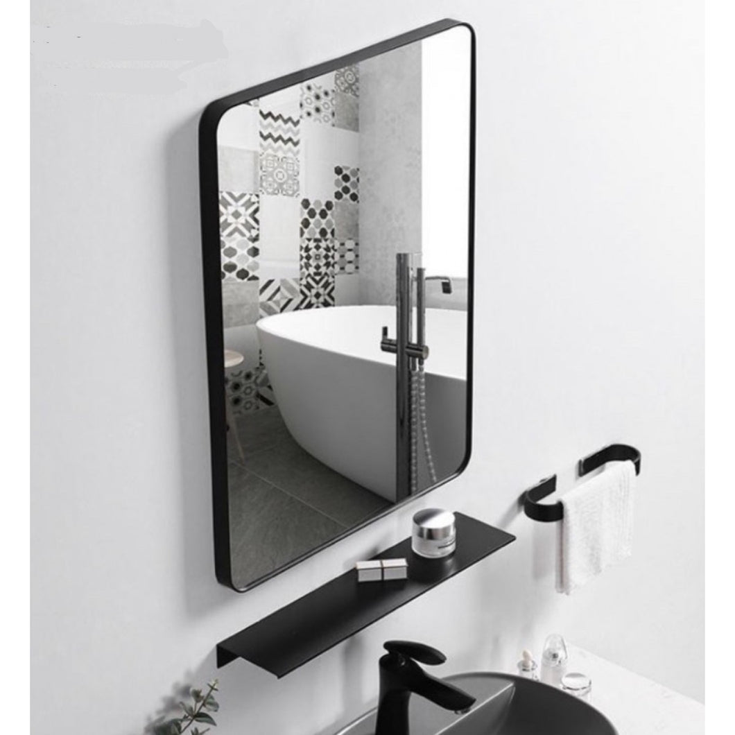 Bathroom Mirror for Wall with Black Metal Frame 400X600mm/500x700/600x800mm