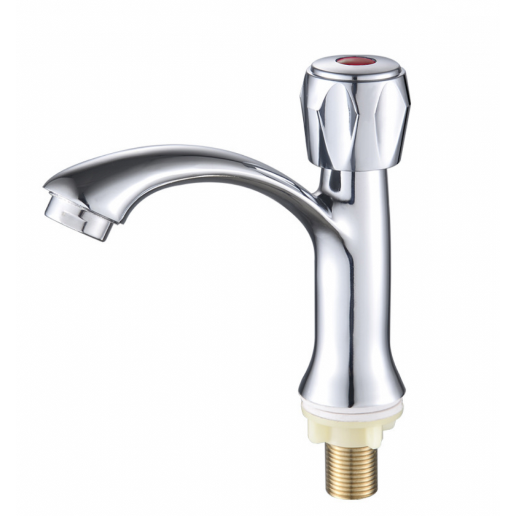 Single cold water wash hand basin tap faucet for bathroom