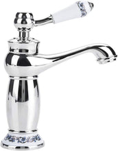 Load image into Gallery viewer, Vintage Floral Ceramic Single Handle Mixer Tap Cold Hot Water
