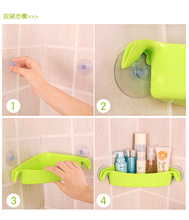 Load image into Gallery viewer, Triangle Storage Rack Multi-Use Bathroom Kitchen Corner Wall Mounted Rack
