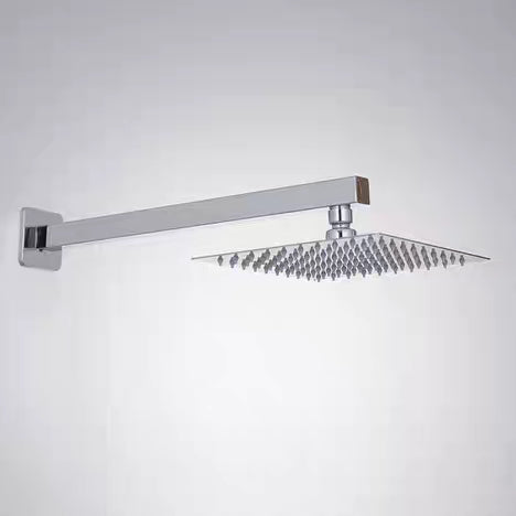 Shower Rose - Wall Mount Arm Square 1089 Chrom/Black