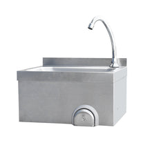 Load image into Gallery viewer, Wall Mounted Stainless Steel Sink Hotel Equipments Knee operate Hand Wash Sink
