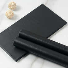 Load image into Gallery viewer, Black Thicken Contact Paper Wood Peel and Stick Wall Sticker
