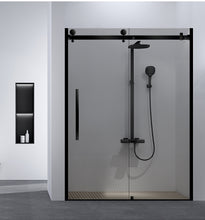 Load image into Gallery viewer, Shower sliding door kit bathroom sliding doors accessories shower glass door fittings
