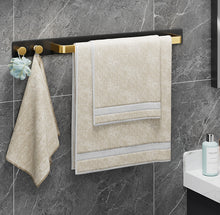 Load image into Gallery viewer, Towel Rack with Hook Perforation Three Rod Storage Rack
