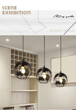 Load image into Gallery viewer, Earth Pendant Lights In Brown / Black Metal Ceiling Light
