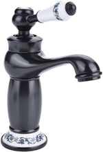 Load image into Gallery viewer, Vintage Floral Ceramic Single Handle Mixer Tap Cold Hot Water
