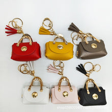 Load image into Gallery viewer, Soft Leather Housekeeper Keychain Coin Purse Pouch Cute Coin Wallet
