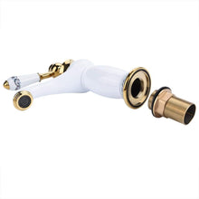 Load image into Gallery viewer, Vintage Floral Ceramic Single Handle Mixer Tap Cold Hot Water
