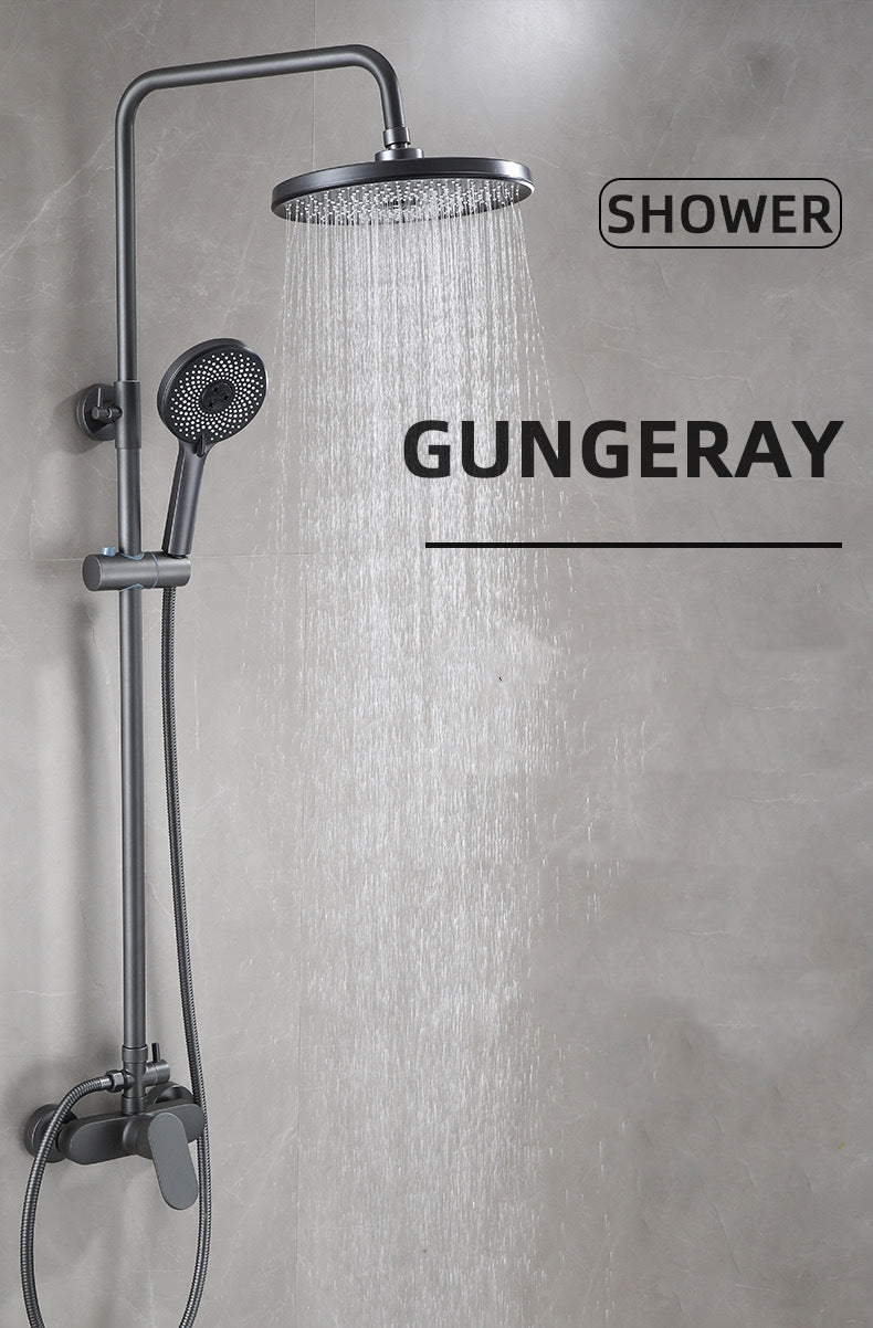 Shower Mixer Combination Round BM4601 - Gun Metal