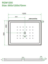 Load image into Gallery viewer, Shower Tray - Rectangle Series Center  Hole Option
