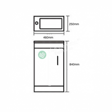 Load image into Gallery viewer, Vanity - Misty Series T460F White
