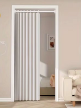 Load image into Gallery viewer, Magnetic Folding Accordion Door Curtain Wardrobe Curtain Room Divider
