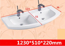 Load image into Gallery viewer, Vanity - A1200F Black Color Double Basin 1200mm
