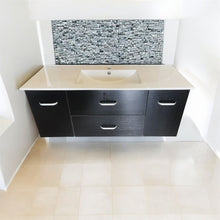 Load image into Gallery viewer, Special offer Hung Vanity - Plywood T1200mm in Black - 100% Water Proof
