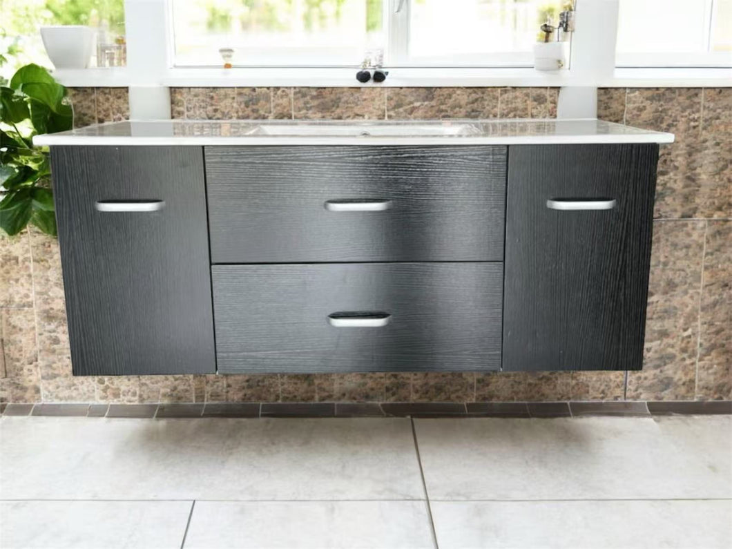 Special offer Hung Vanity - Plywood T1200mm in Black - 100% Water Proof