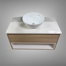 Load image into Gallery viewer, Vanity - Polie 900mm Wall Hung  Vanity with counter top
