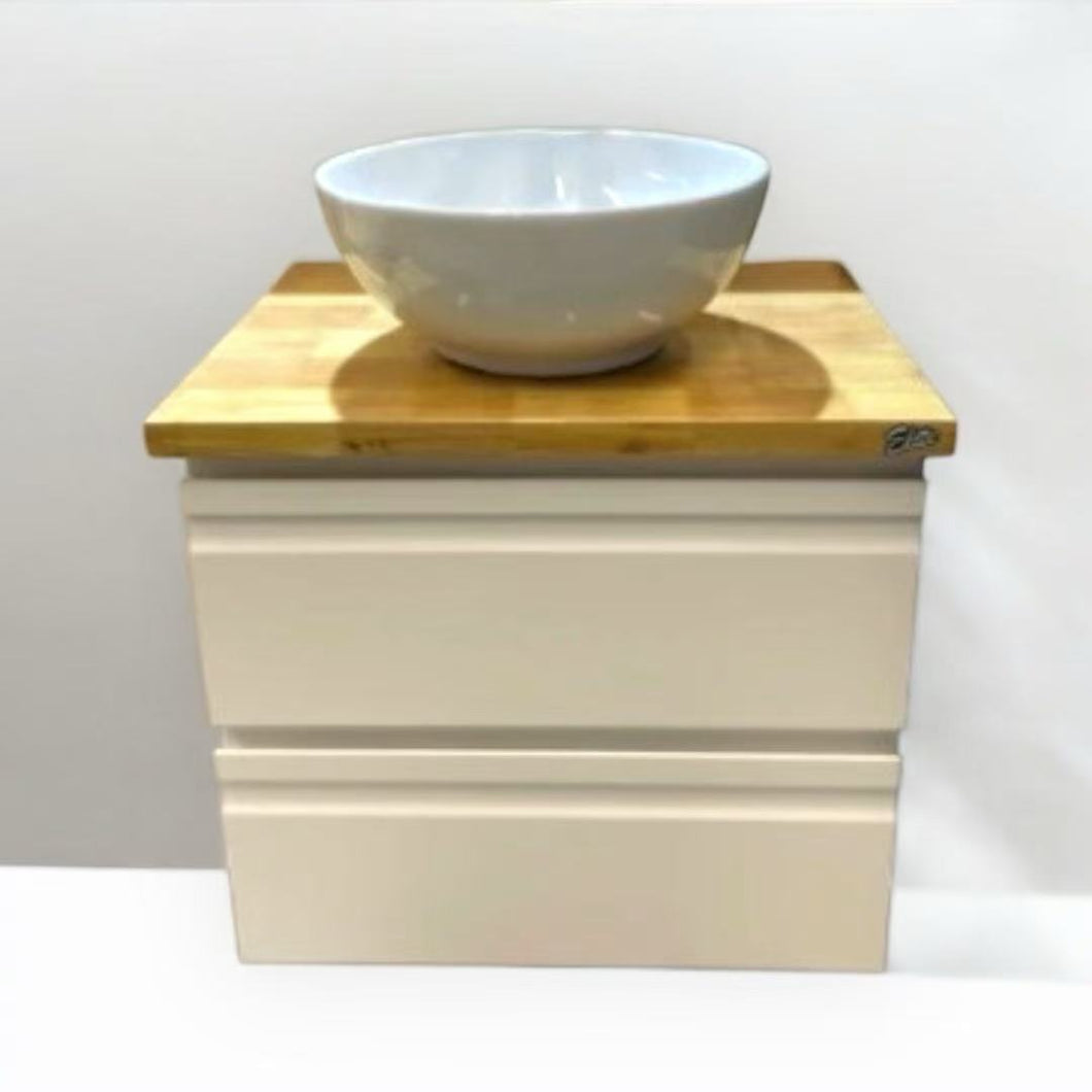 Vanity - Elite Series Pinewood - 100% Water Proof 600mm white