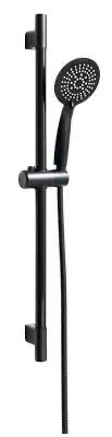 Shower Slide Round 1162 - Stainless Steel Black