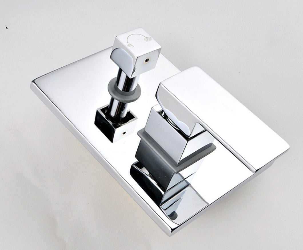 Bath Mixer With Diverter Square L005D