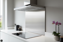 Load image into Gallery viewer, Splashback Cooker Kitchen Hob Splash Back Plate - Matte / Brushed Sliver

