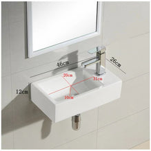Load image into Gallery viewer, Ceramic Cabinet Basin - Rectangle Series 460
