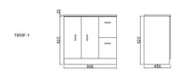 Load image into Gallery viewer, Vanity - Heron Plywood Series N900F/600/700/1200 White 100% Water Proof
