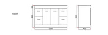 Load image into Gallery viewer, Vanity - Misty Series 700F/900/1000/1200/1500 White - 100% Water Proof
