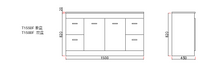 Load image into Gallery viewer, Vanity - Misty Series T1500F Double Basin White - 100% Water Proof
