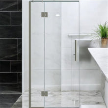 Load image into Gallery viewer, Shower Glass - Stream Series Swing Door 10mm Glass Brushed Nickel Frame
