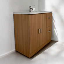 Load image into Gallery viewer, Vanity - Misty Series T700F/900/1200 Wooden Color - 100% Water Proof
